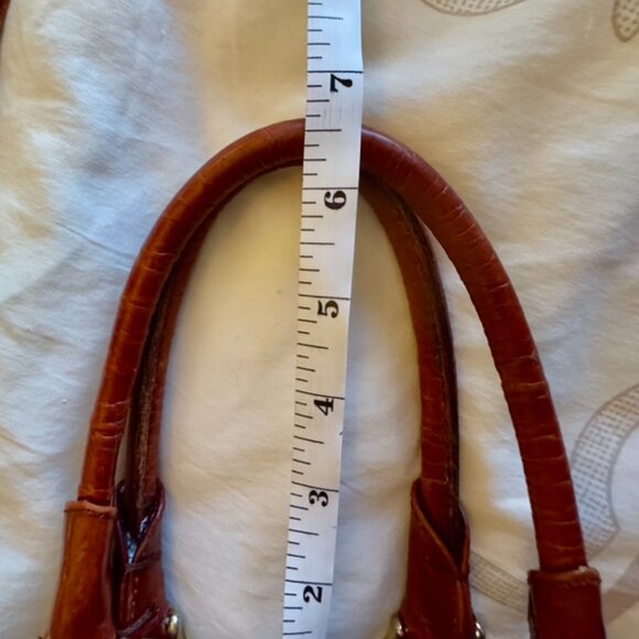 Bally Vintage Embossed Crocodile Chestnut Tan Leather Drawstring Bucket Handbag - Picture 16 of 16